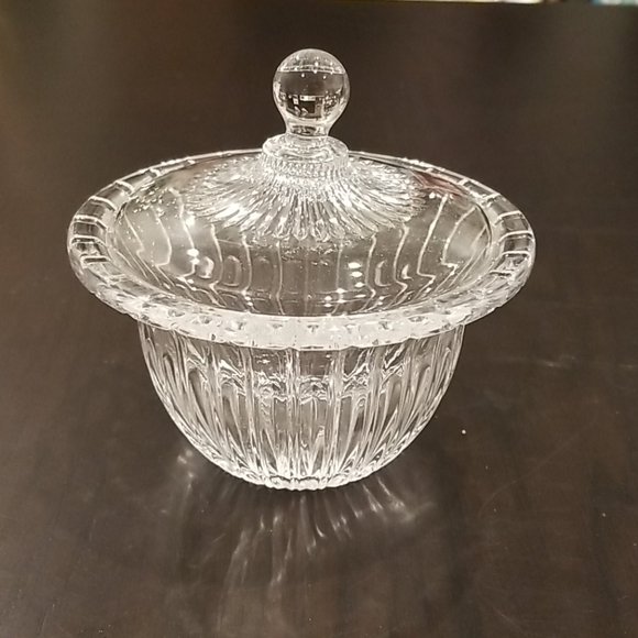 Paşabahçe Crysta Candy dish w/ lid. NIB - Picture 1 of 16